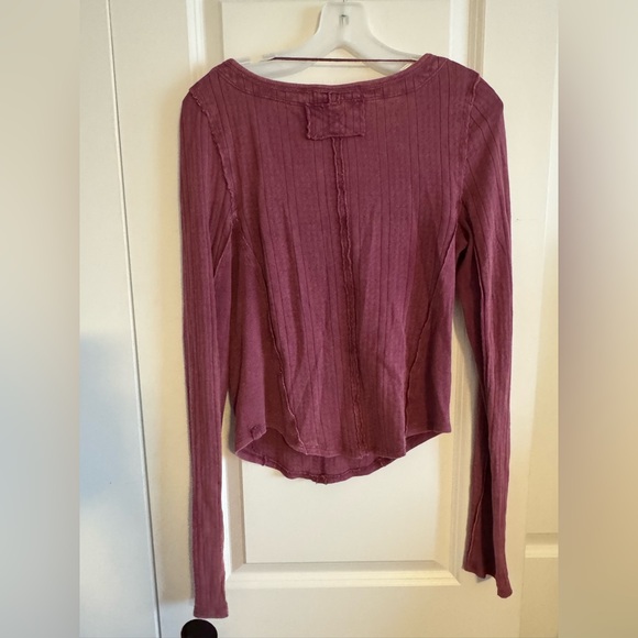 We The Free Dusty Rose Knit Top - Picture 4 of 5